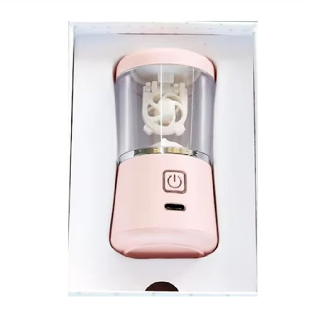 Electric Contact Glasses Cleaner Eyewear Protection Case Pink 4851329417330