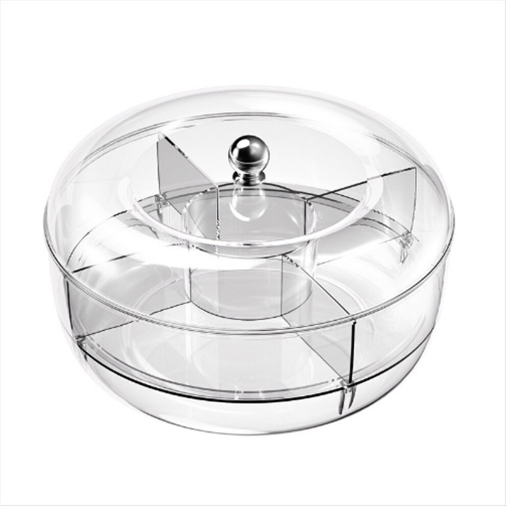 Chilled Veggie Fruit Tray Platter Divided Rotating Serving Tray 4851529672782