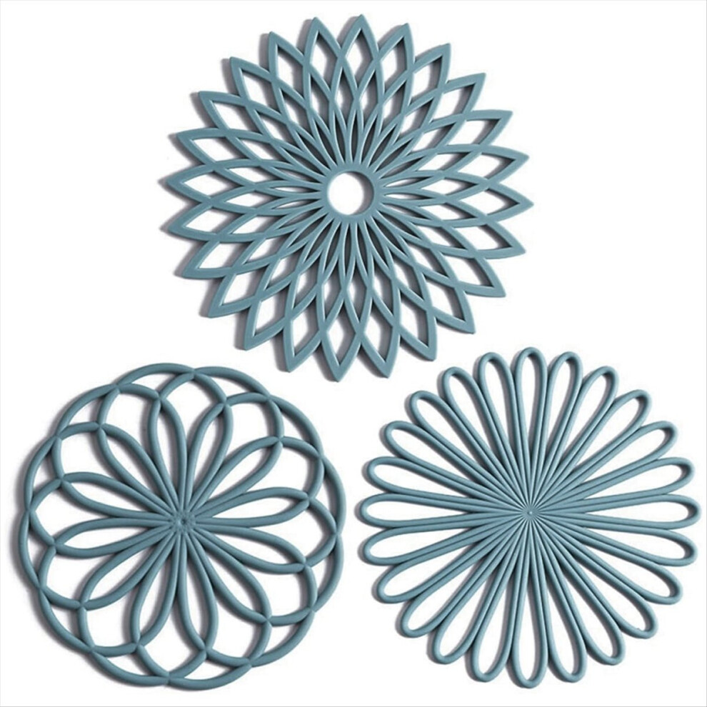 3Pcs Silicone Trivet Mat - Non-Slip & High Temperature 4851529673987