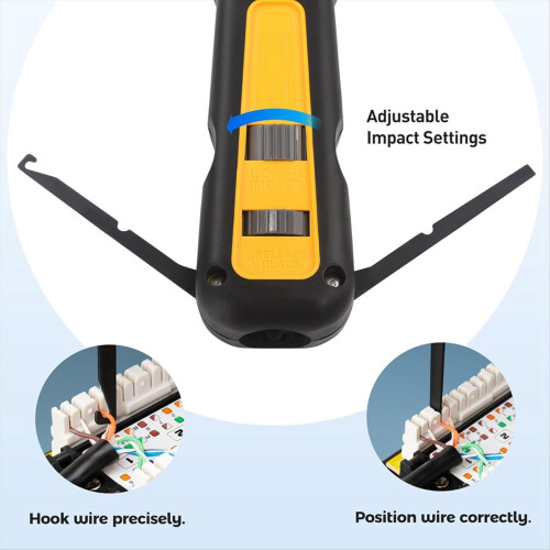 Cable Matters Punch Down Tool met 110 66-blad 1