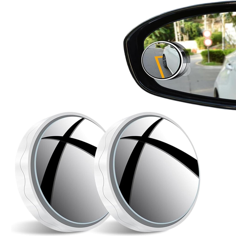 Blind Spot Mirrors For Kia Ceed/Stonic/Koup/Rio/Picanto/Niro 360-Degree Rotatable Wide Convex Round Rearview Mirror 9354506049614