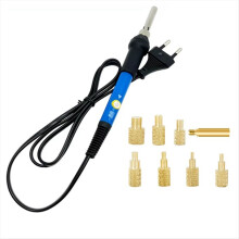Heat Set Insert Soldering Iron Tip Thread Insertion Kit EU-Plug