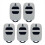 5PCS 2-Key Garage Door Remote Control 433.92MHz Rolling Code for 1