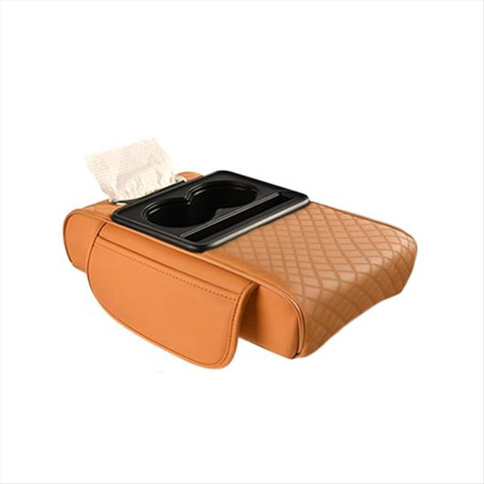 Car Armrest Box Heightening Cushion With Cup Holder Tissue Box 4851329485186