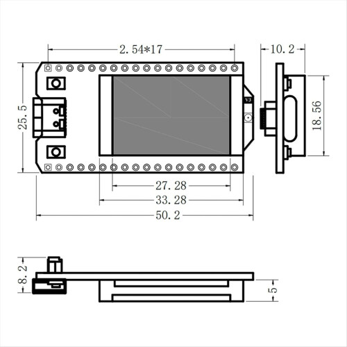 2 Sets ESP32 LoRa V3 Development Board with 868MHz LoRa Antenna 1