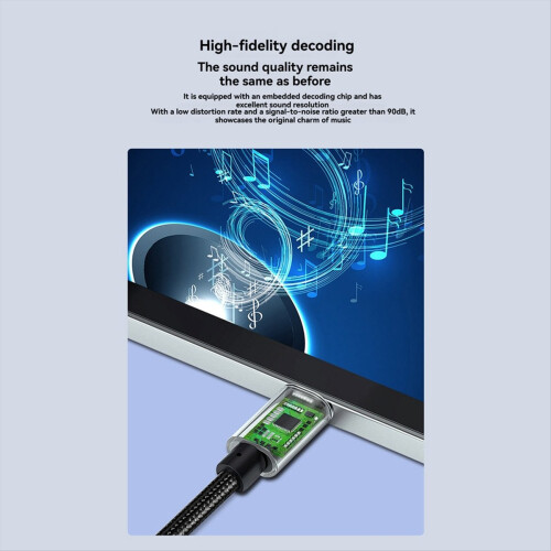 Type-C to 3.5mm Female Headphone Jack Adapter 2