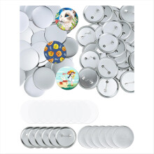 150 Pcs 2.28inch(58mm) Button Blanks Kit- for Custom Pins