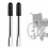 2pcs Wheelchair Brake Handle Extensions Black 2