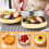 2PCS Tart Rings 8 Inch Round Perforated Cake Ring 5
