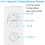 Universal Ceiling Fan Remote Control Kit, Ceiling Fan Light Timing 5