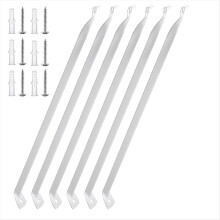 Wire Shelf Brackets, Support Brackets for 12-Inch Deep Wire Shelving