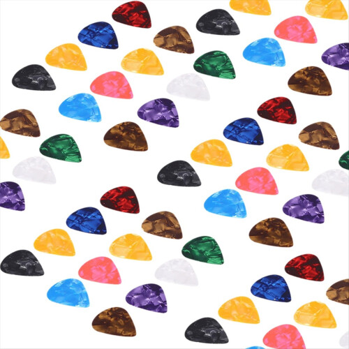 Palheta colorida para violão elétrico acústico, ukulele e baixo, C