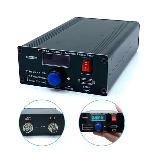 Αυτόματος δέκτης κεραίας βραχέων κυμάτων 20W 1.8-30MHz μετρητής ισχύος βραχέων κυμάτων 2