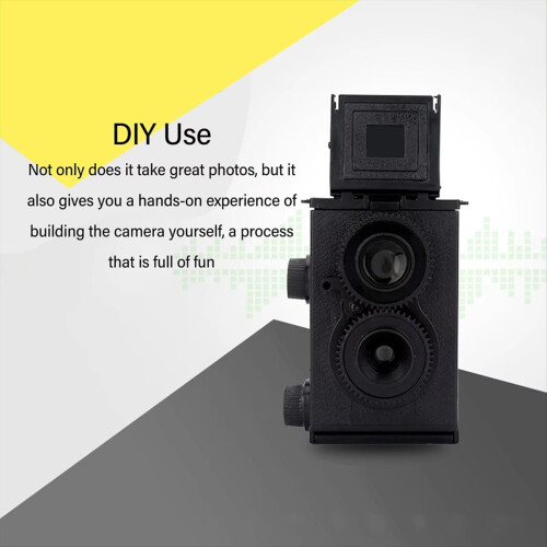 Κάμερα διπλού φακού 35mm με φιλμ DIY ρετρό κάμερα διπλού αντανακλαστικού φιλμ 2