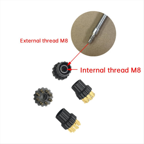 M8 Steam Cleaner Brush Head Replacement Attachments 2