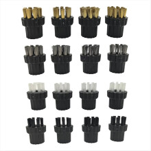 16Pcs M8 Steam Cleaner Brush Head Steamer Replacement Attachments