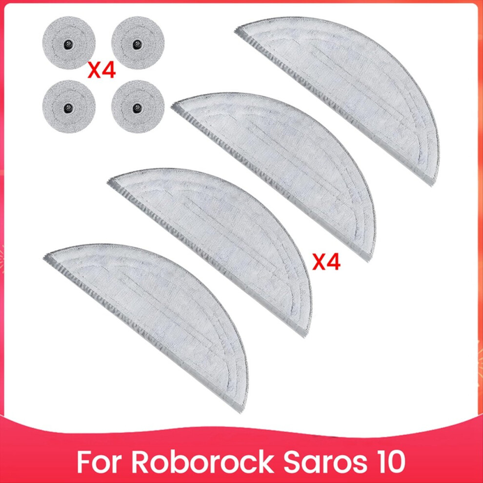 Mop Pads Replacement For Saros 10 Robot Vacuum Cleaner 4851329406754