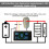 Color Screen Bluetooth Hall Coulomb Meter Lithium Battery Power 400A 5