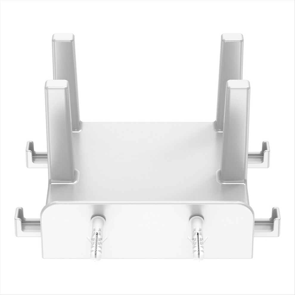 Router Wall Mount Bracket Wifi Storage Box Wall-Mounted Holder White 4851329408260