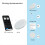 Dynamomètre Smart Force Tracker pour sac de frappe, blanc 2