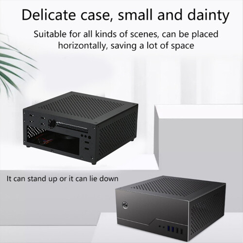 Datorchassin för ITX-dator HTPC-värd för ITX-chassin Litet chassi 2
