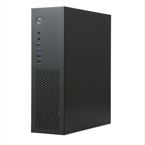 Datorchassi SKTC A10 Mini Desktop HTPC för MATX 24X24 Moderkort
