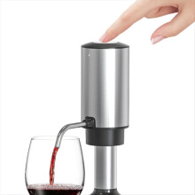 Automatic Electric Wine Aerator and Decanter - One-Click Dispenser with Sobering Hole, USB-C Rechargeable, Food-Grade & Easy Clean