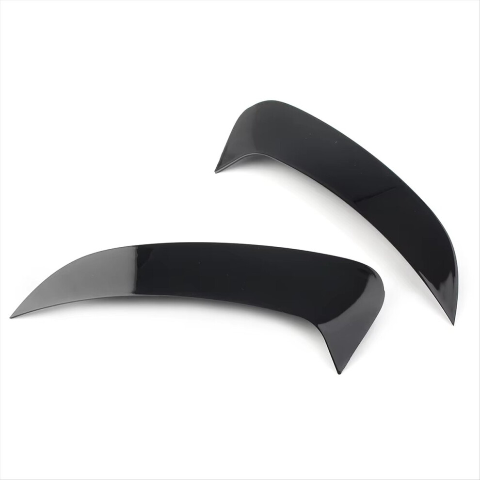 2Pcs Car Rear Bumper Splitter Spoiler Canard Air Vent Trim For Black 4851329431350