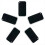 5pcs for NICE Universal Garage Remote Control 433.92MHz Black 1