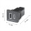 For T5 2008-2012 Phone Charging Adapter USB Car 3