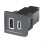 For T5 2008-2012 Phone Charging Adapter USB Car 2