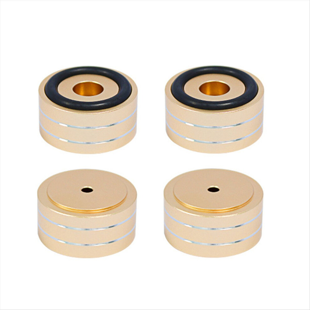 4Pcs Speaker Isolation Stand Feet Shock Absorbing Pads Gold 4851529662943