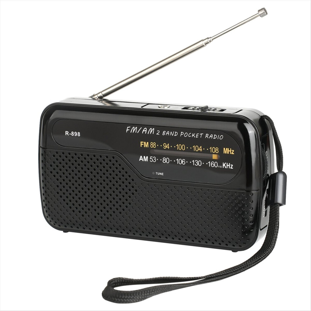 Portable Radio Pocket Fm Am Radio With Earphone 4851529663377