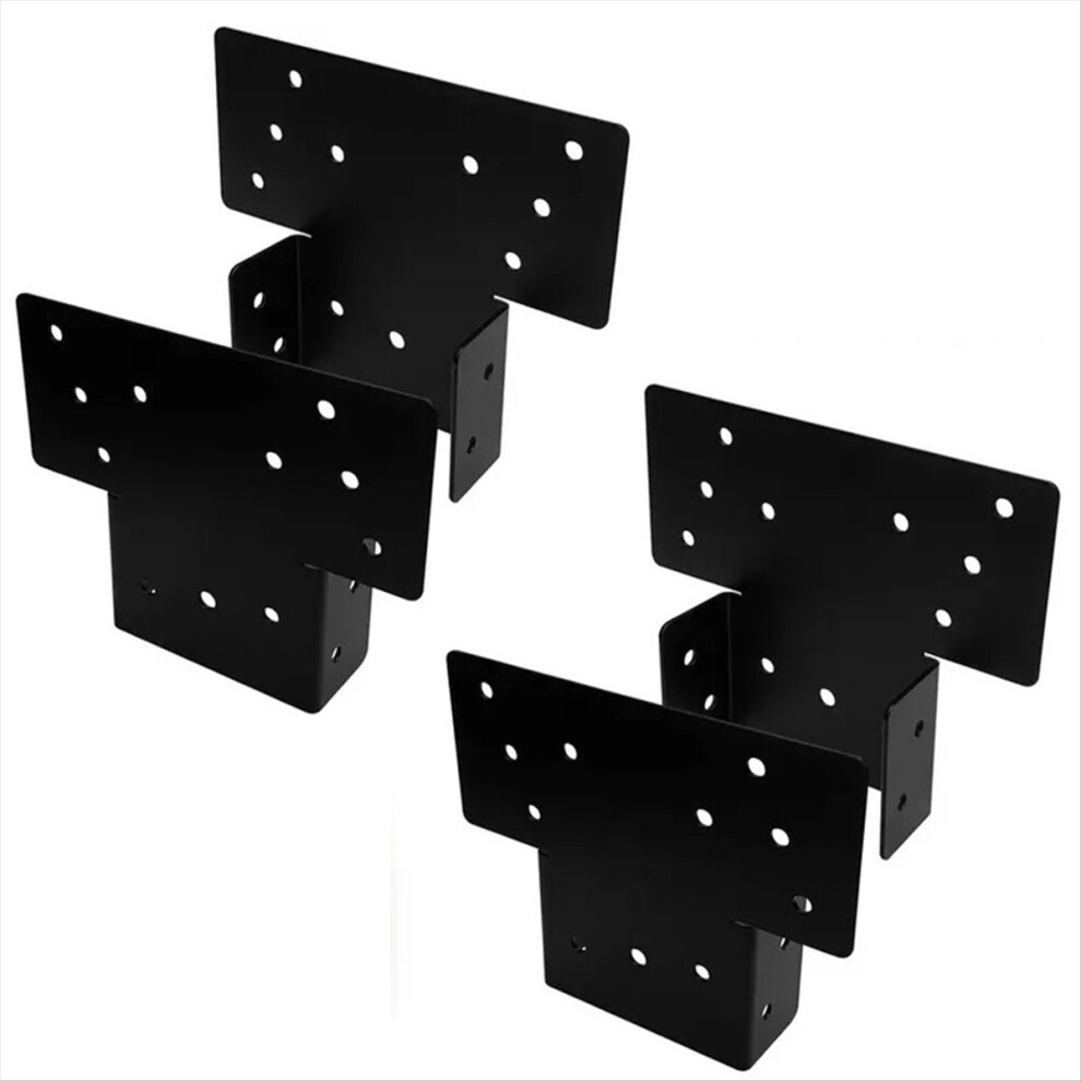 4Pcs Pergola Brackets Set, 3-Way T Brackets For 4X4inch Lumber Post 4851529662325