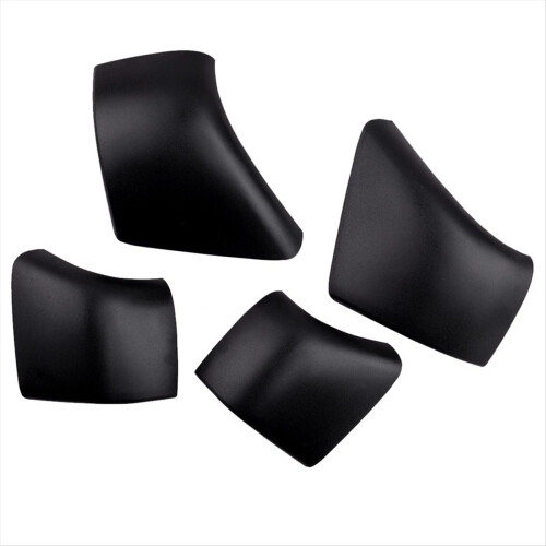 4Pcs Car Black Roof Rack Cover Cap Rail End Shell Replacement 2