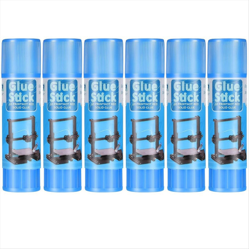 3D Printer Glue Sticks PVP Solid Glue Sticks for 3D Printer(6 Pieces)