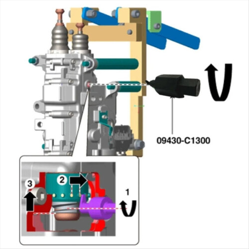 Dual Clutch Tools Clutch Actuator Adjuster For 1