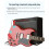 Wireless Guitar System Transmitter Receiver 4 Channel 800MHz-900MHz 7
