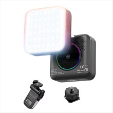 Mini lumină de umplere RGB de buzunar, lumină video LED portabilă pentru fotografie, B