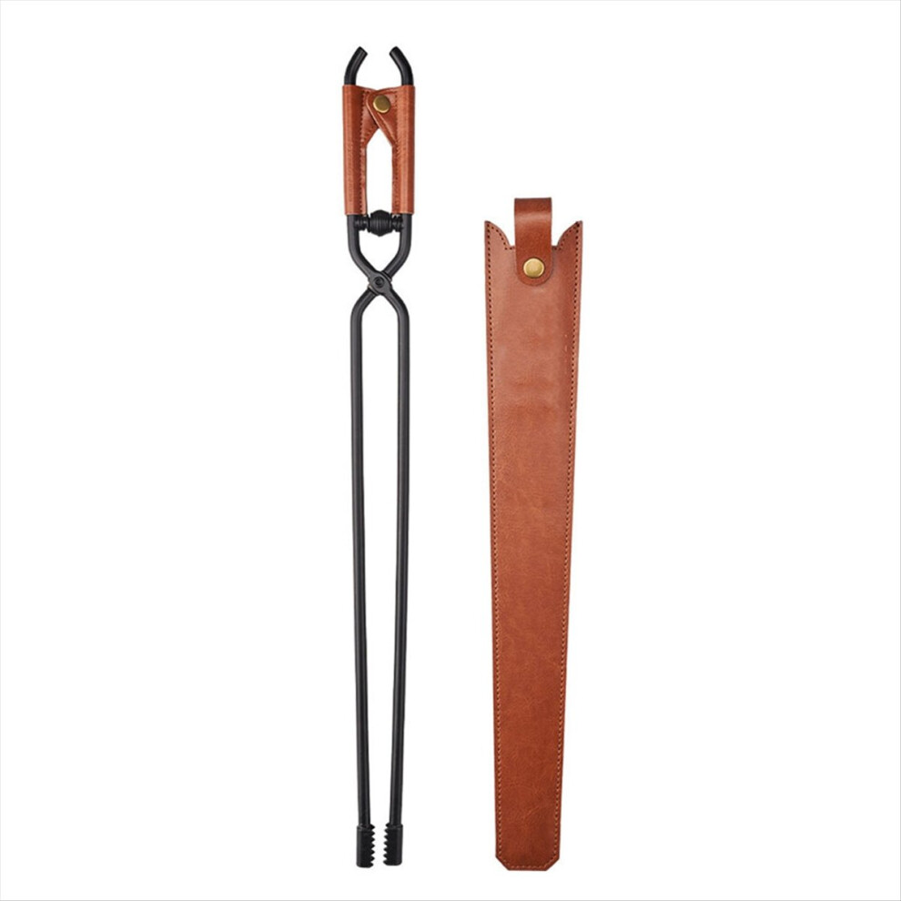 Bonfire BBQ Anti Scalding Charcoal Tongs with Leather Sheath B-image-OPC-PH9F2TP-NEW