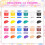 Acrylic Paint Set, Kids Paint Set Container Strips Storage 4