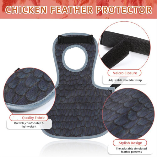 Chicken Saddles for Hens, Chicken Apron Back Protector for Hens 2