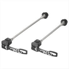 Snelspannerset van aluminiumlegering voor fiets, zwart