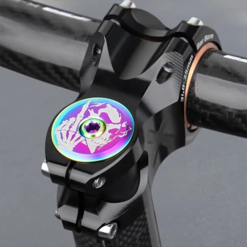 Titaniumlegering 1-1/8 frempindstopper, Titanium headset topper B 2