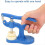 Watch Pressing Set Pressing Tool Watch Back Case Pressing Repair Kit 2