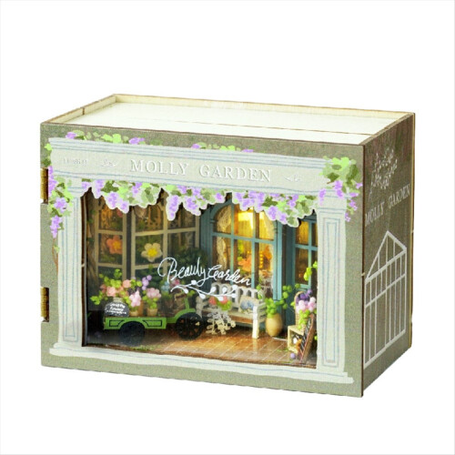 Κιτ βιβλίου DIY Nook With 3D Puzzle Model Building Bookend Toy MINI-112 2