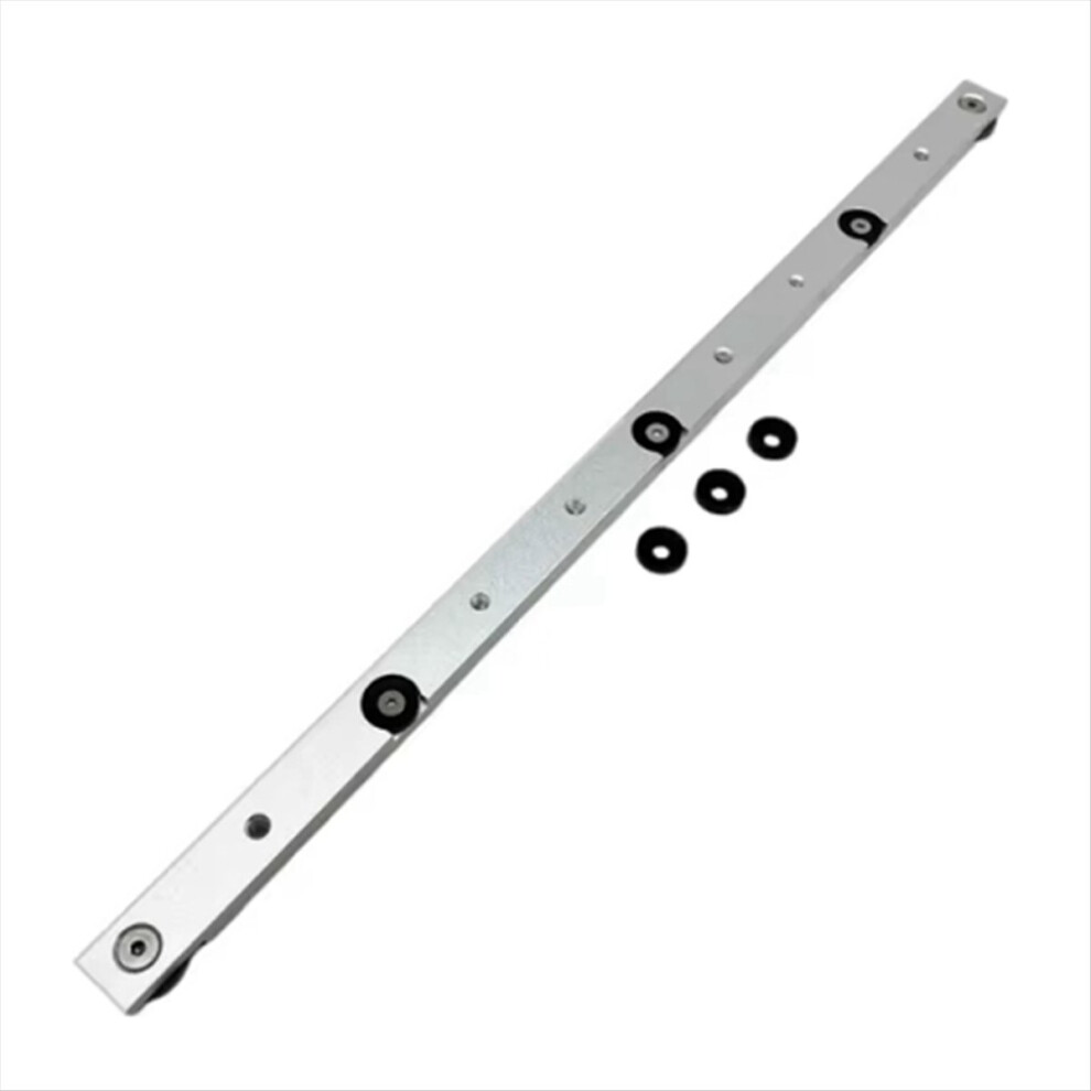 Woodworking T-Track Slider Limitable Miter Bar Rail Slider Silvery 4852041445632