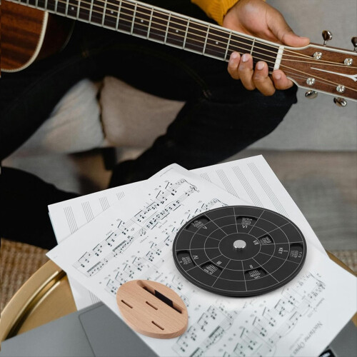 Εργαλείο μελωδίας τροχού Circle of Fifths με τσάντα αποθήκευσης βάσης 2