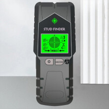 Stud Finder Wandscanner 6 in 1 Stud Detector, voor Hout Metaal Zwart