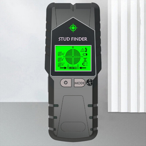 Stud Finder Wall Scanner 6 σε 1 Stud Detector, για Wood Metal Black